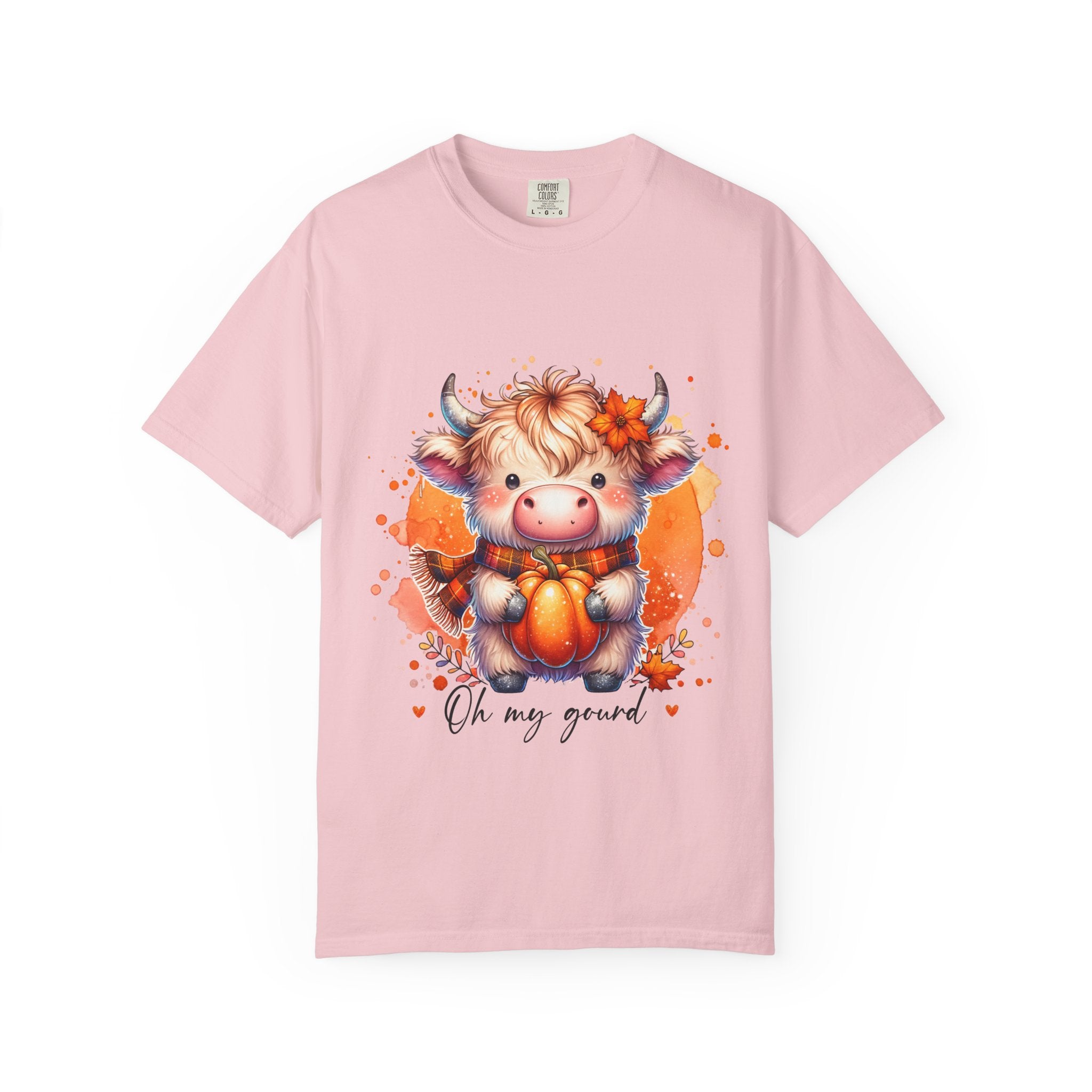 Cow Pumpkin T‑Shirt — Cute "Oh My Gourd" Fall Graphic Tee