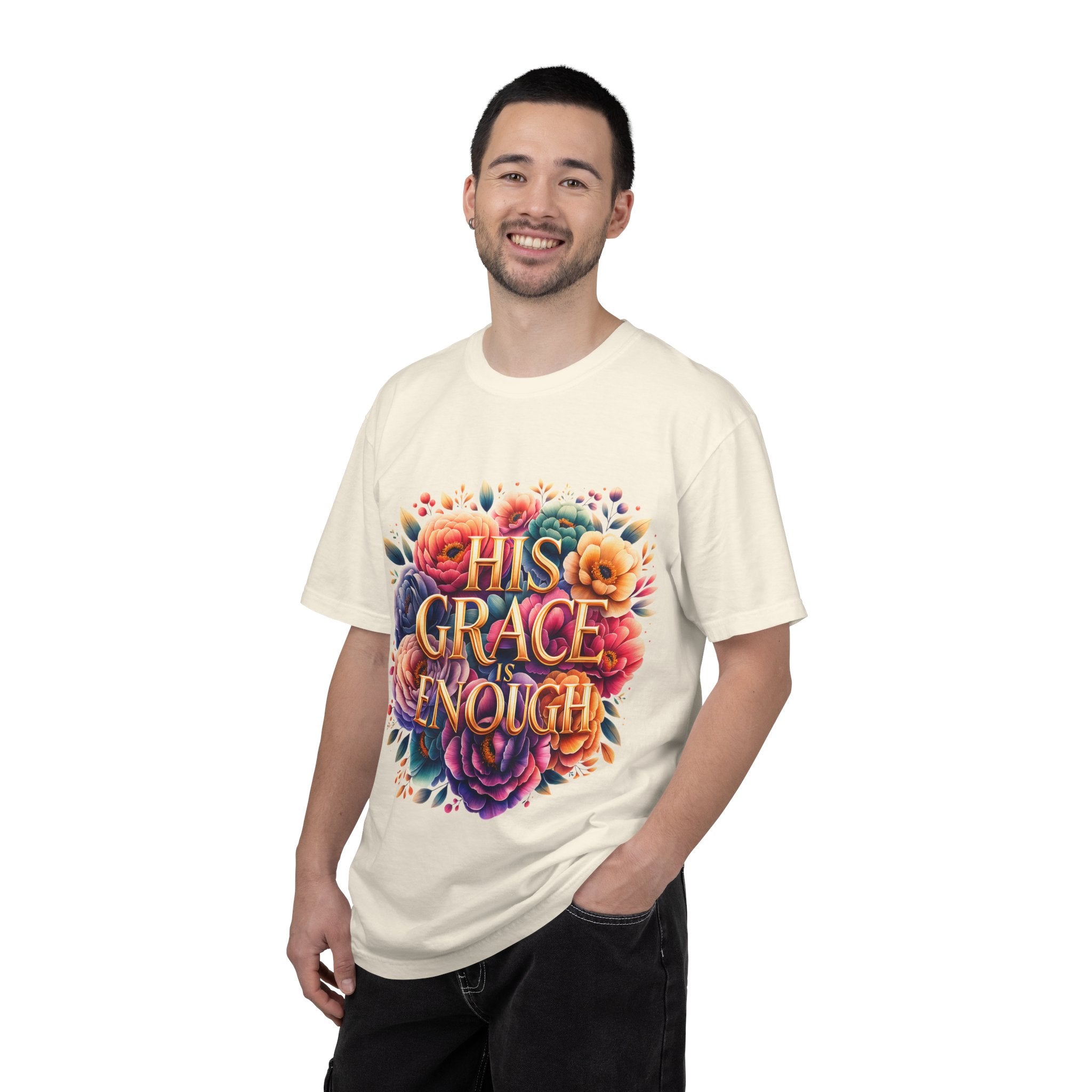 His Grace Is Enough Floral T-Shirt
