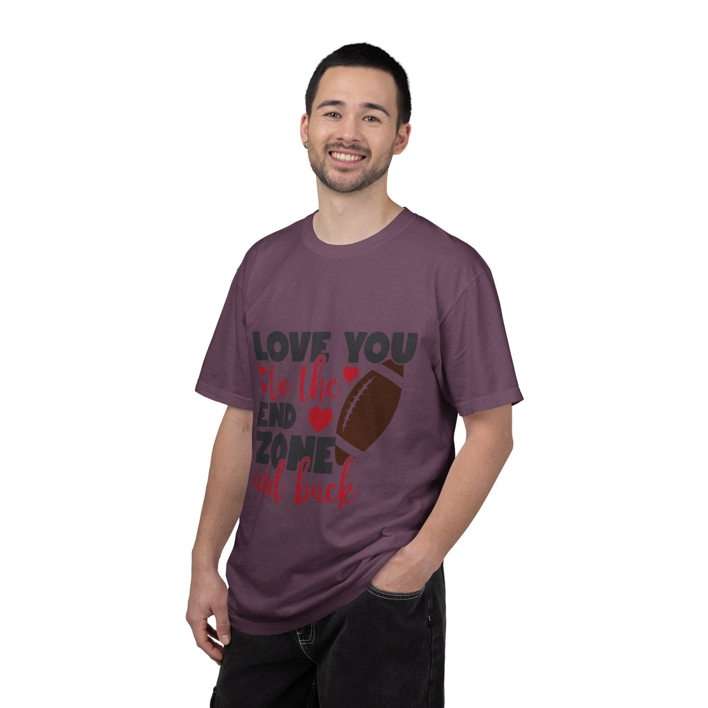 Love You to the End Zone and Back Football T-Shirt