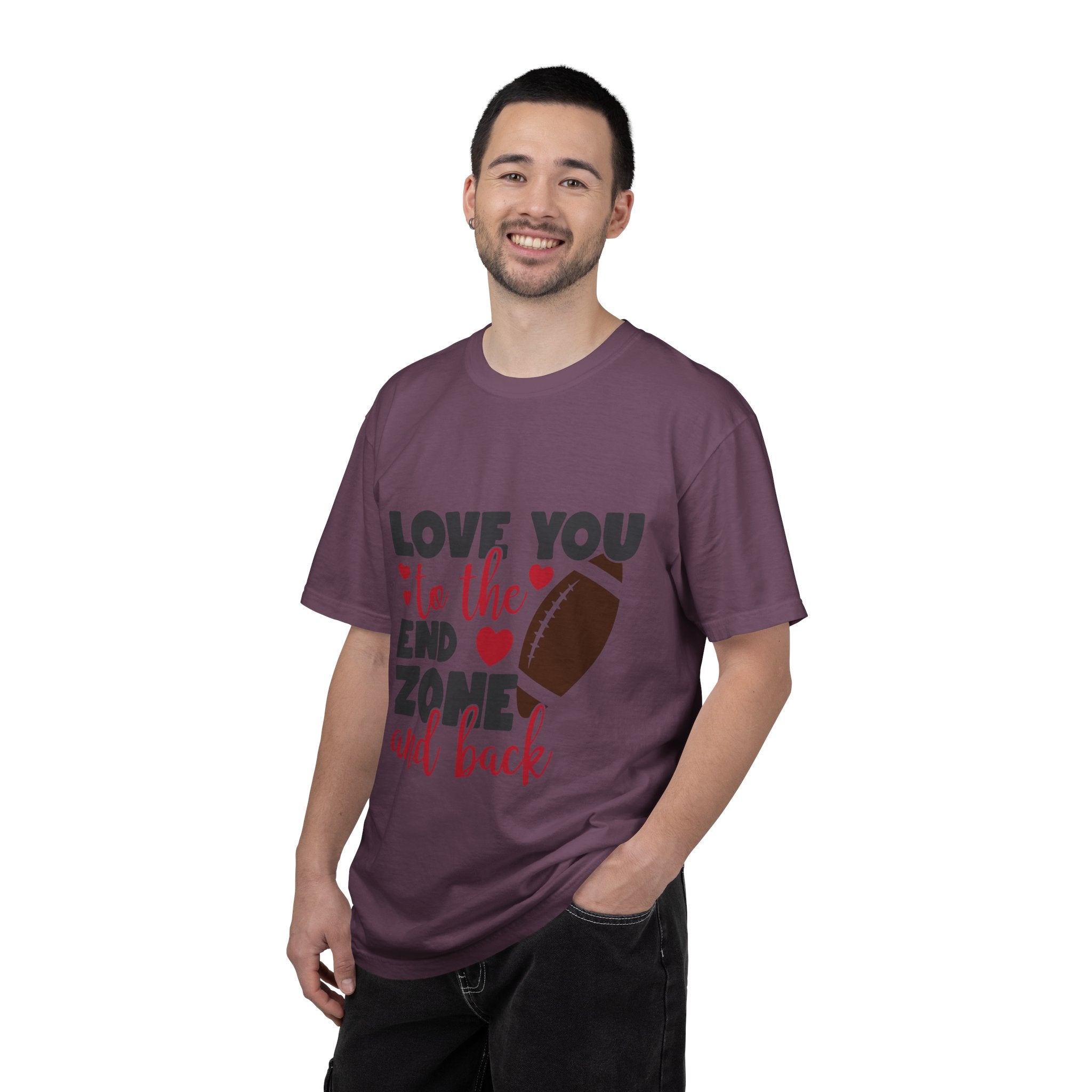 Love You to the End Zone and Back Football T-Shirt