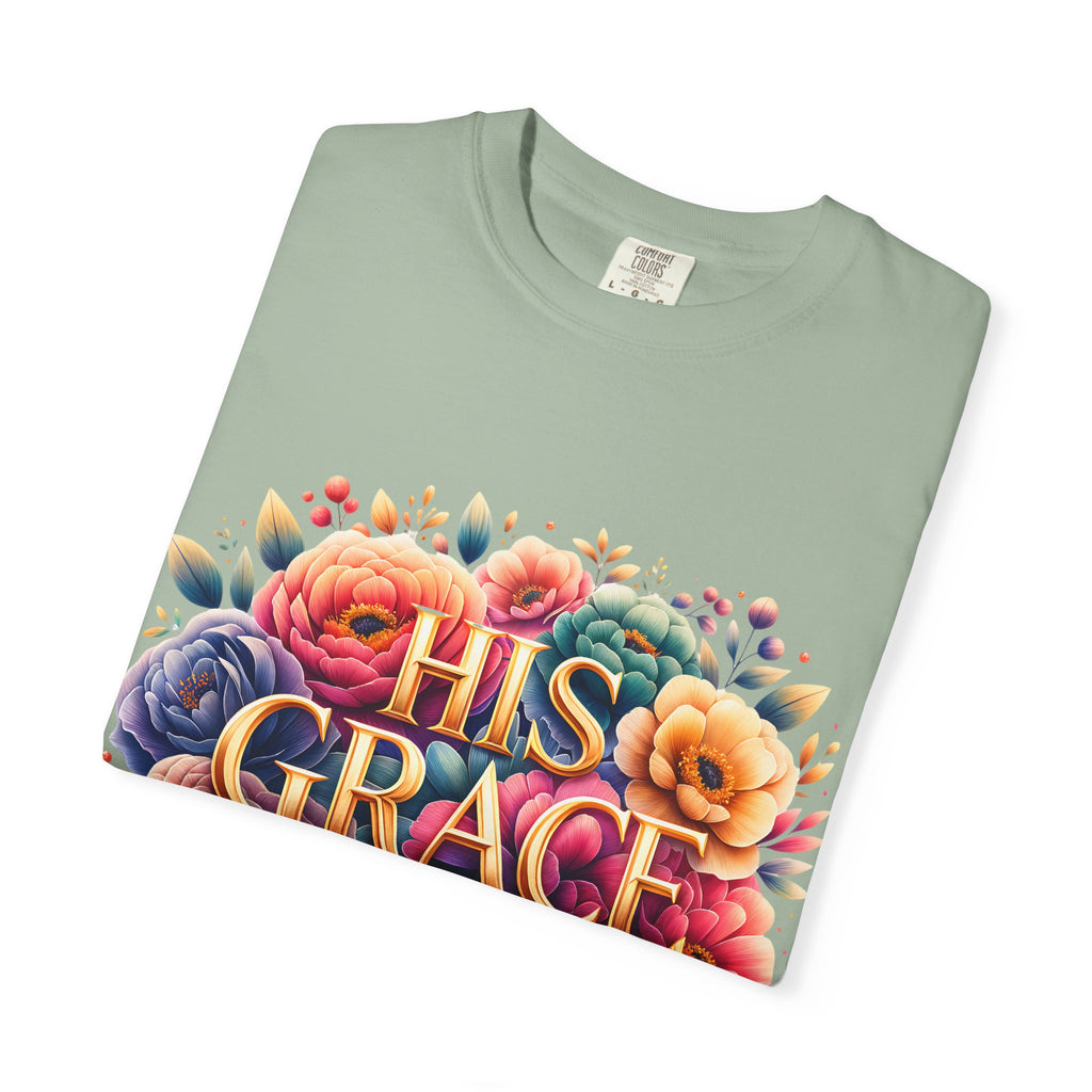 His Grace Is Enough Floral T-Shirt
