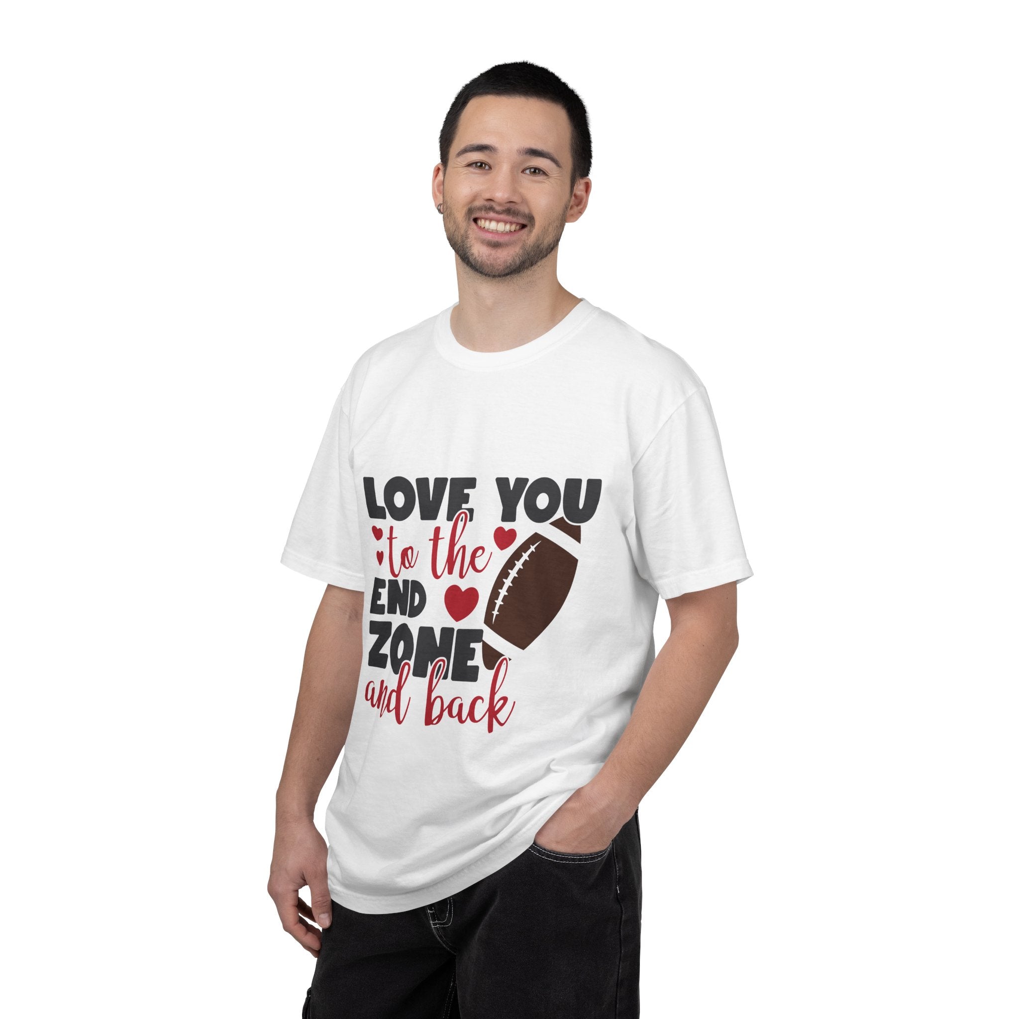 Love You to the End Zone and Back Football T-Shirt