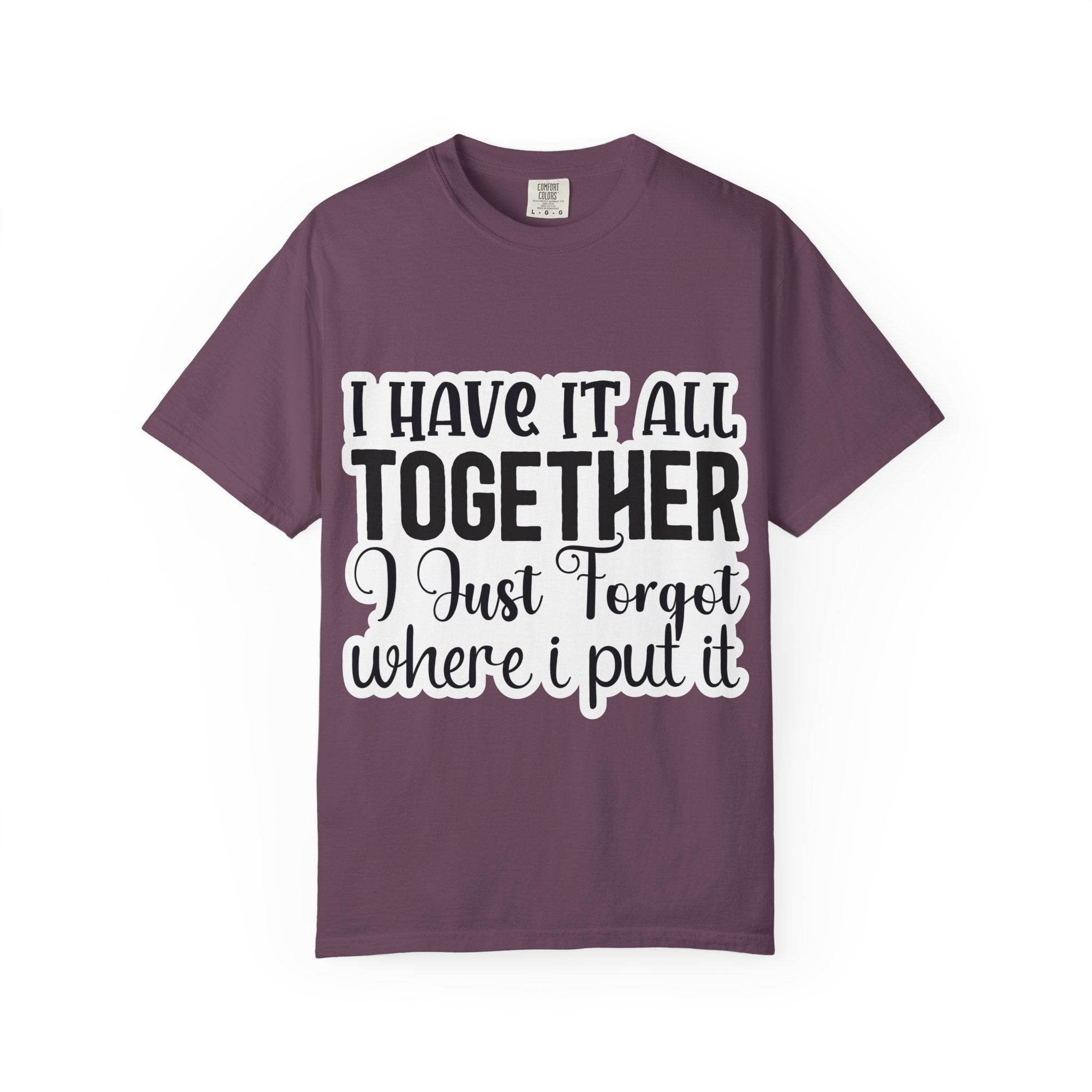I Have It All Together Funny Graphic T-Shirt — "I Just Forgot Where I Put It"
