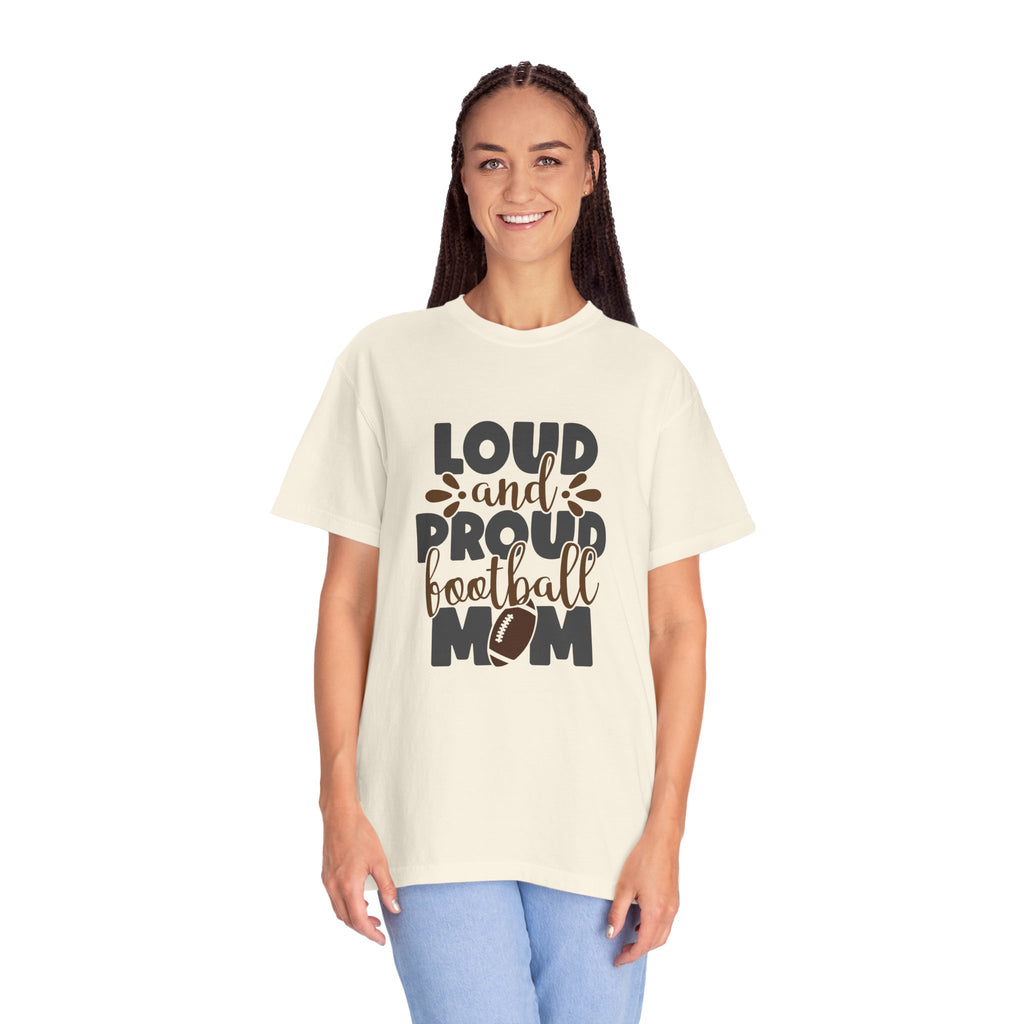 Loud and Proud Football Mom T-Shirt