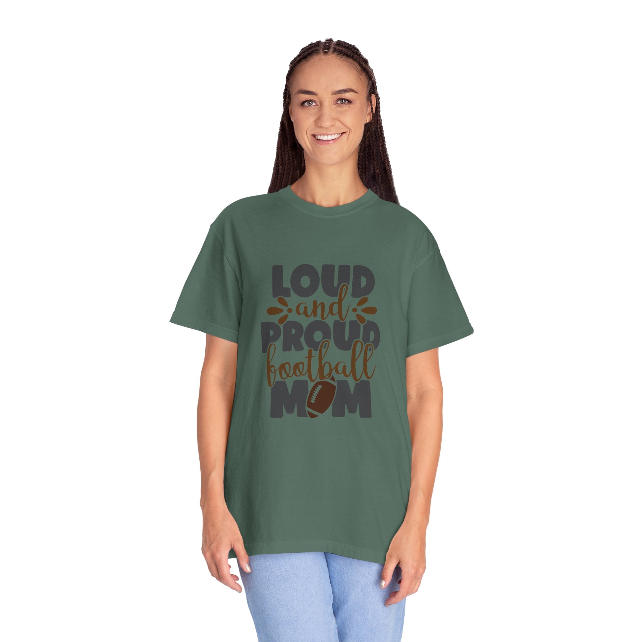 Loud and Proud Football Mom T-Shirt