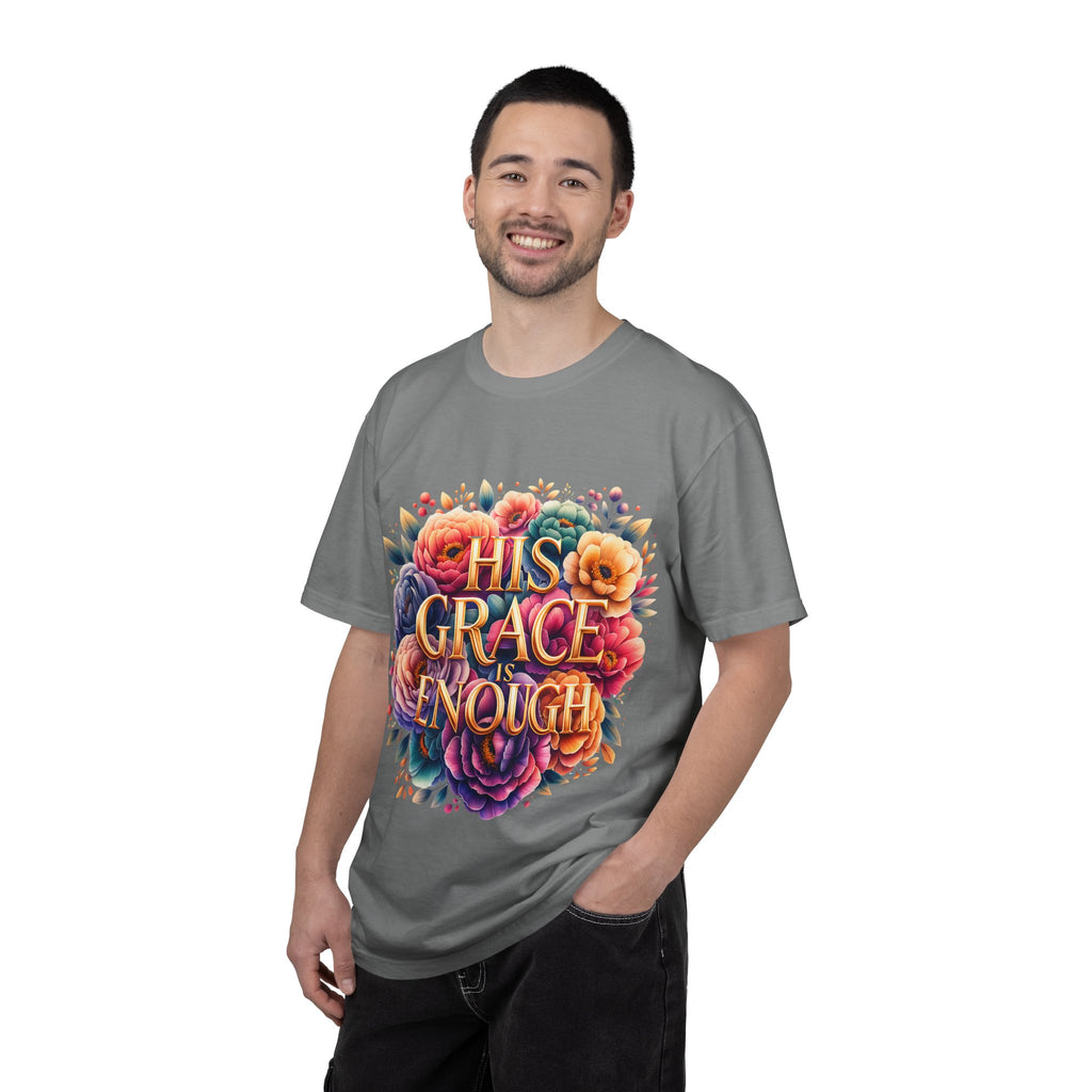 His Grace Is Enough Floral T-Shirt