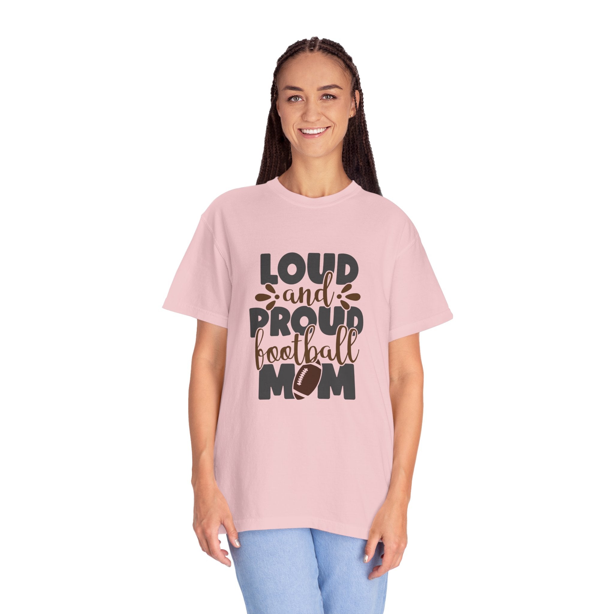 Loud and Proud Football Mom T-Shirt