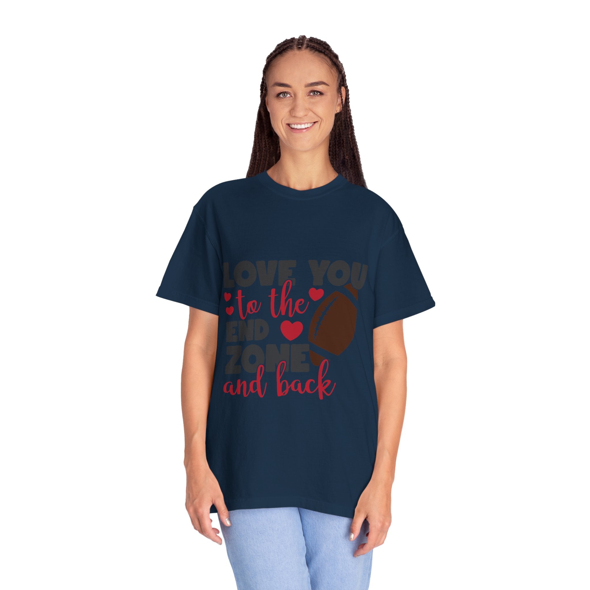 Love You to the End Zone and Back Football T-Shirt
