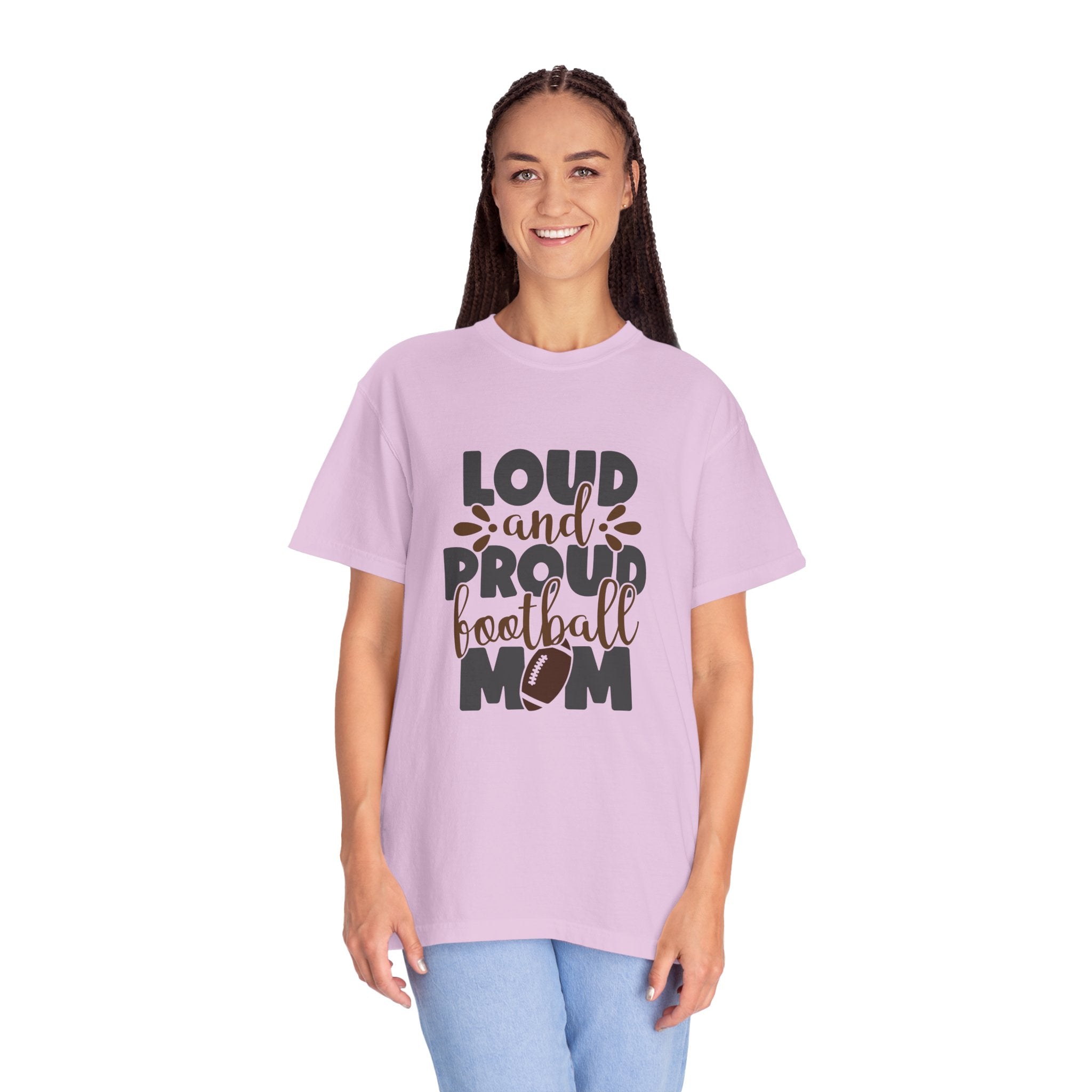 Loud and Proud Football Mom T-Shirt