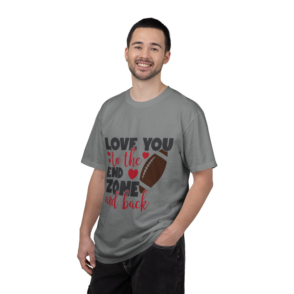 Love You to the End Zone and Back Football T-Shirt
