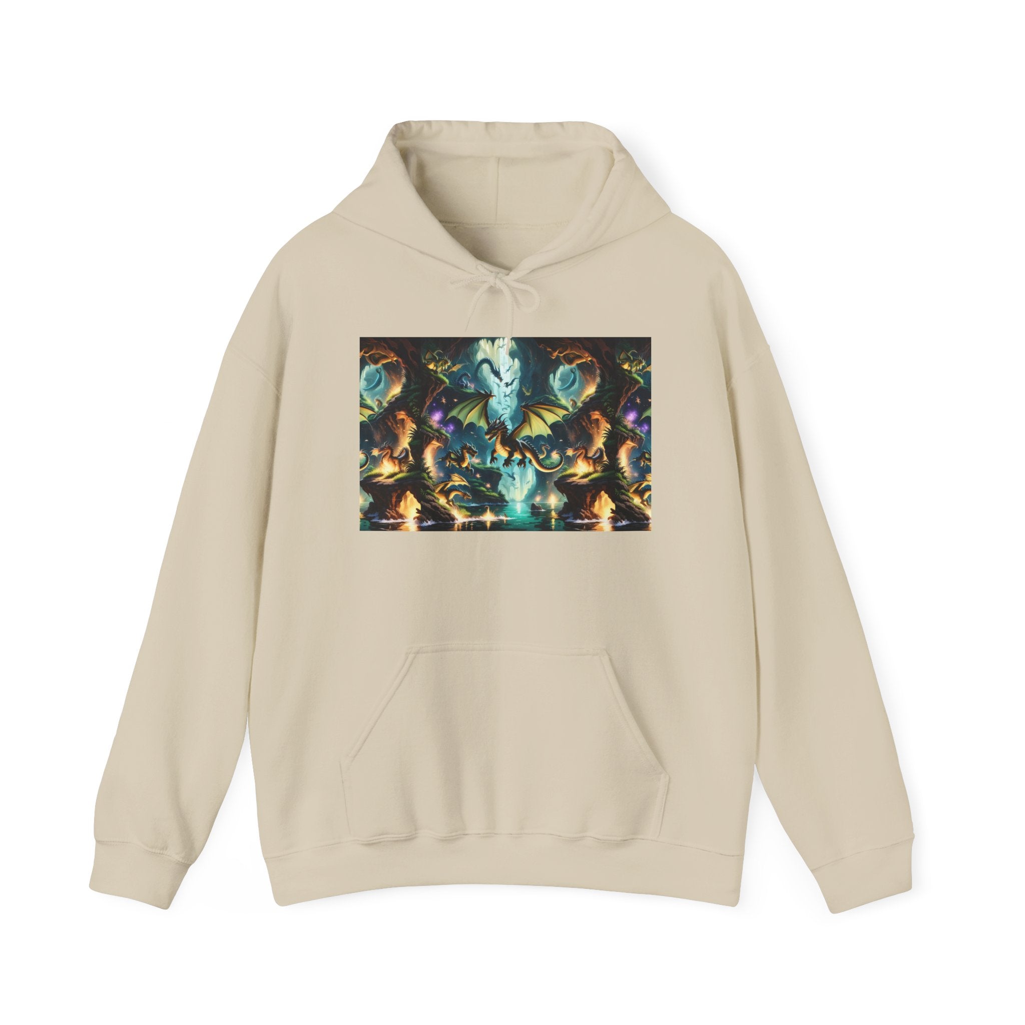 Mystical Cosmic Dragon Hoodie — Fantasy Sci‑Fi Graphic Sweatshirt