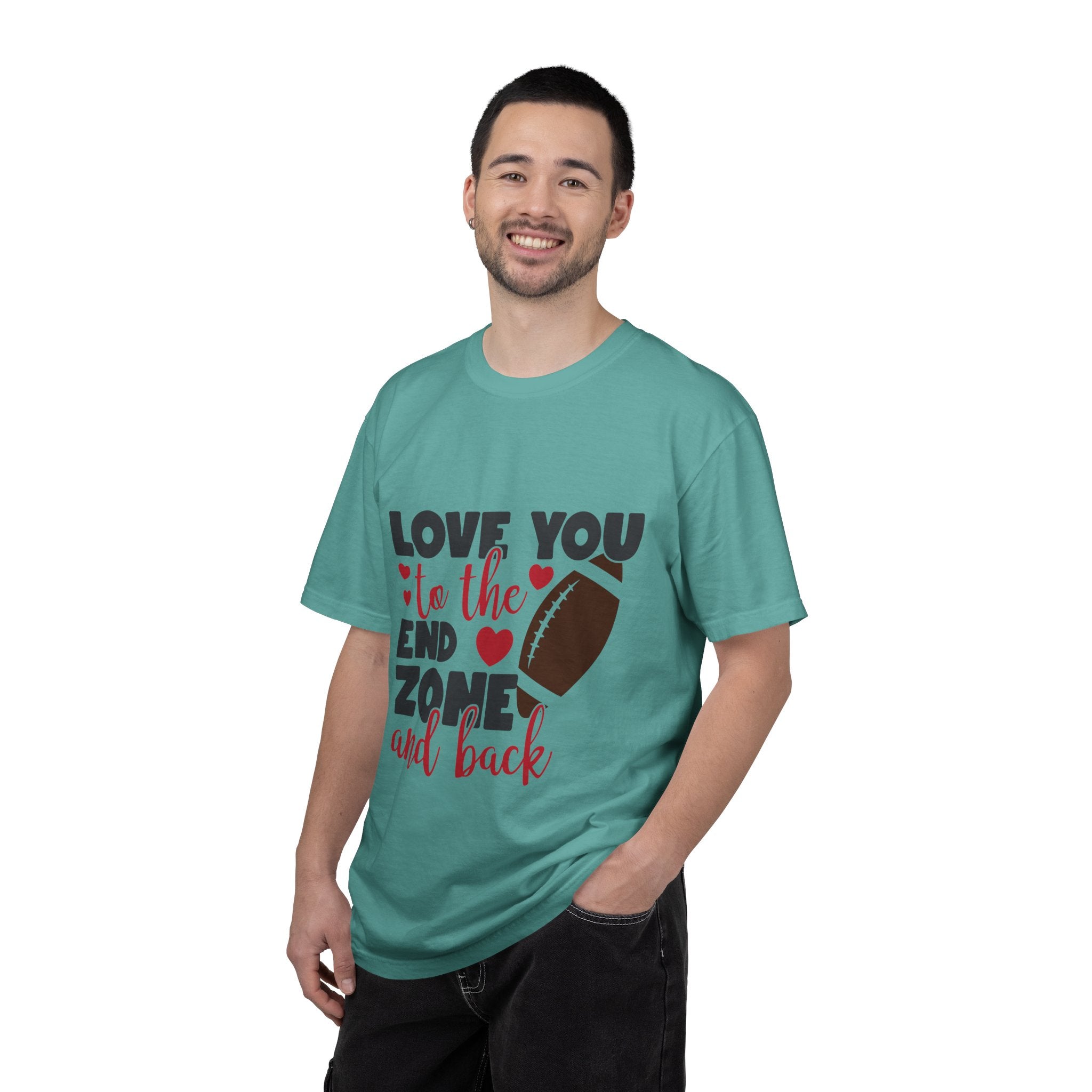 Love You to the End Zone and Back Football T-Shirt