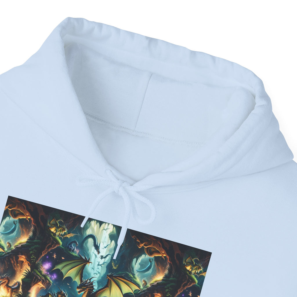 Mystical Cosmic Dragon Hoodie — Fantasy Sci‑Fi Graphic Sweatshirt