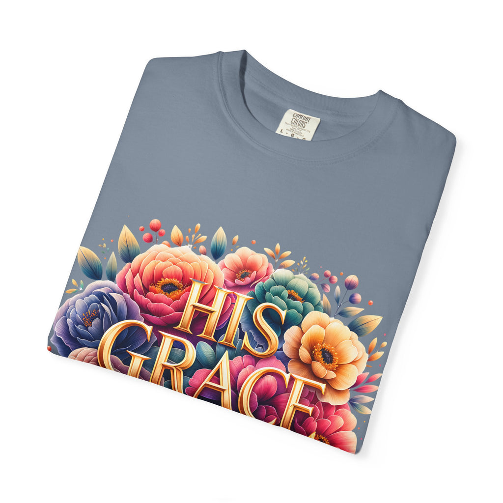 His Grace Is Enough Floral T-Shirt