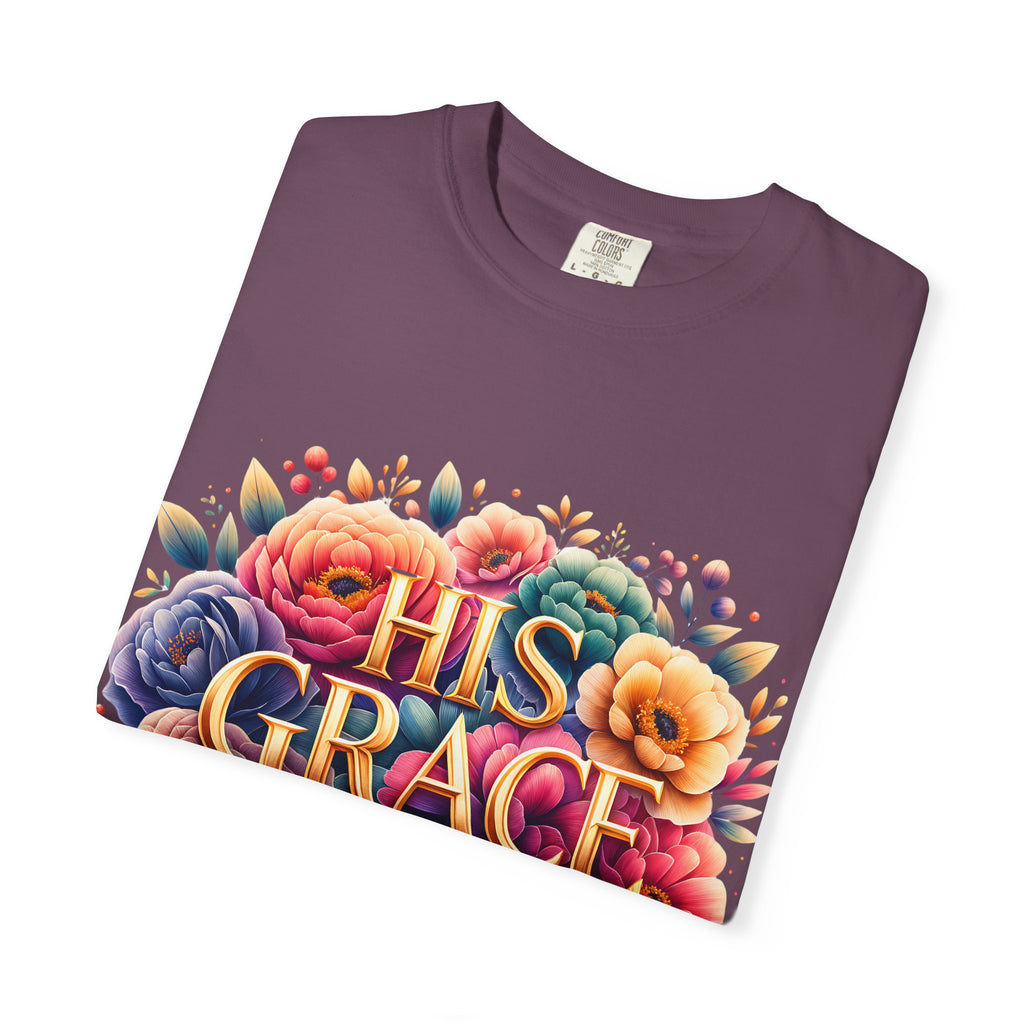His Grace Is Enough Floral T-Shirt