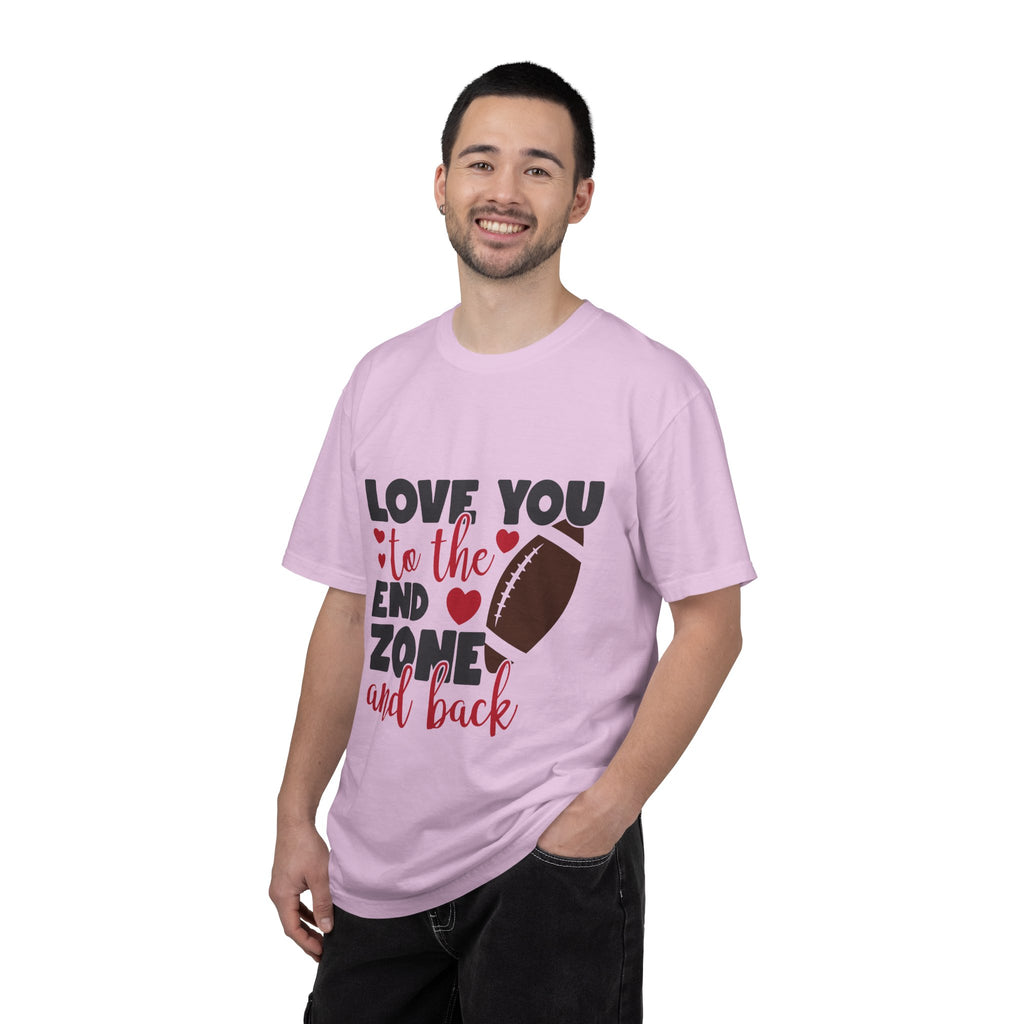 Love You to the End Zone and Back Football T-Shirt