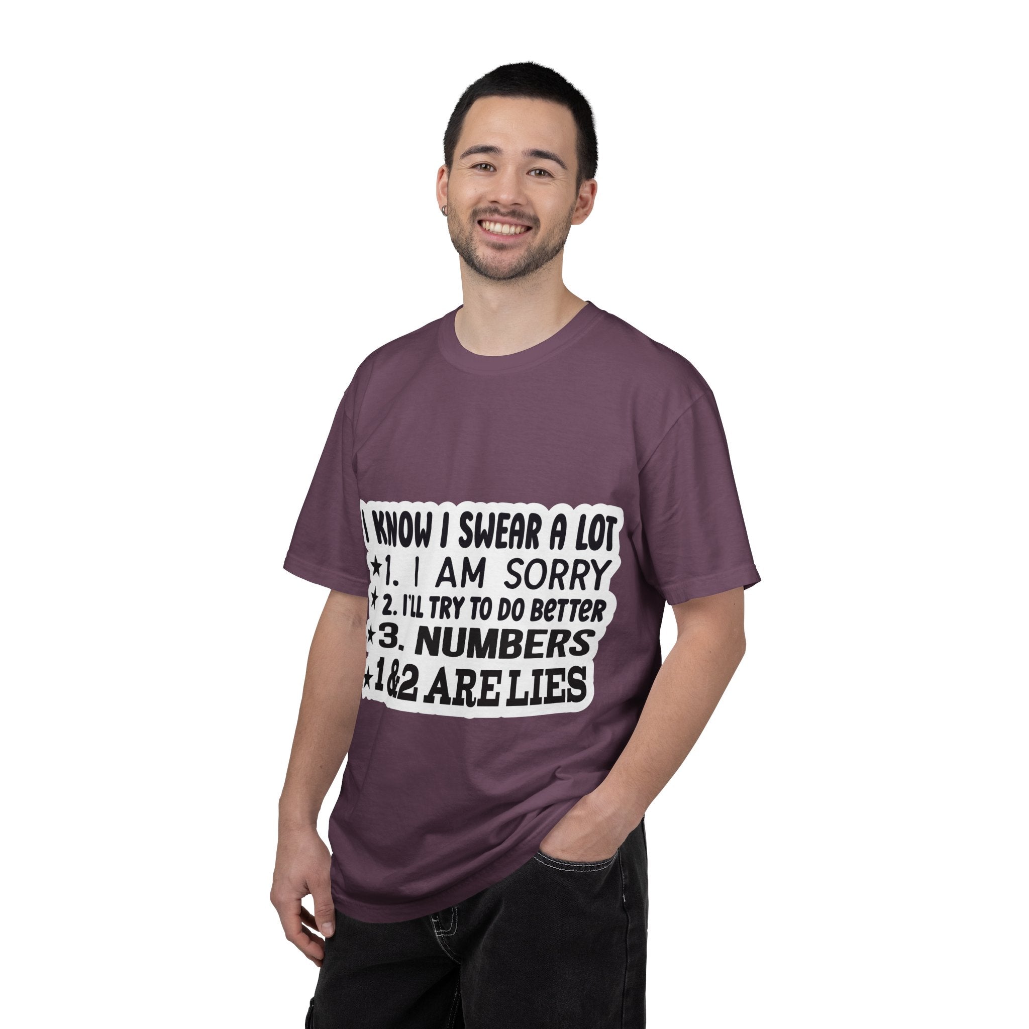 Funny "I Know I Swear a Lot" Graphic T-Shirt